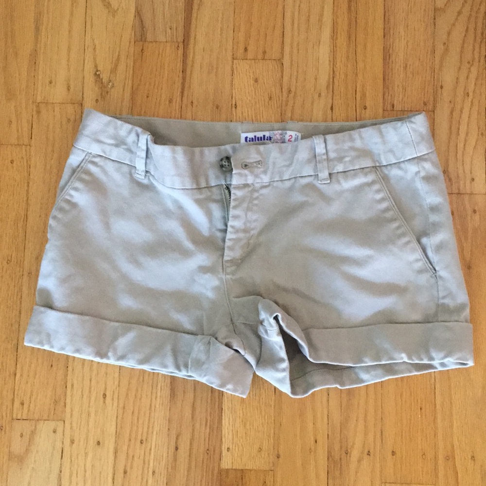 Talula khaki shorts size 2